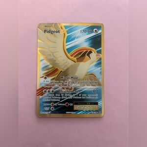 Pidgeot Pokémon EX card.